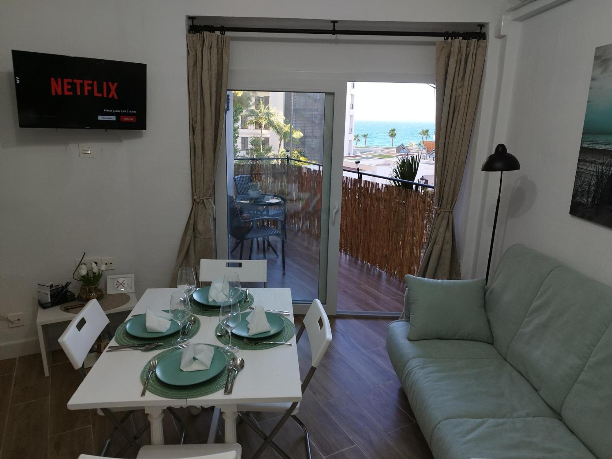 Amazing Front Sea View Studio. Marbella Centre Экстерьер фото